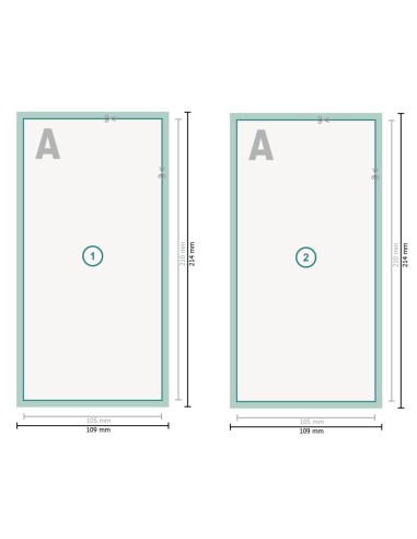 Flyers en papeles ecológicos/naturales, DL,...