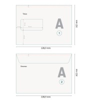 Sobres, C5, Solapa en el lado largo 2