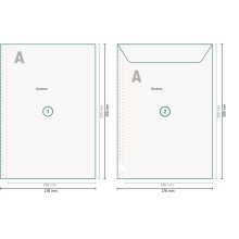 Bolsas de envío, B5 2