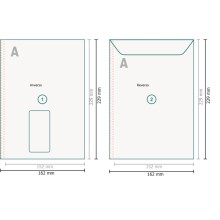 Bolsas de envío, C5, Solapa en el lado corto 2