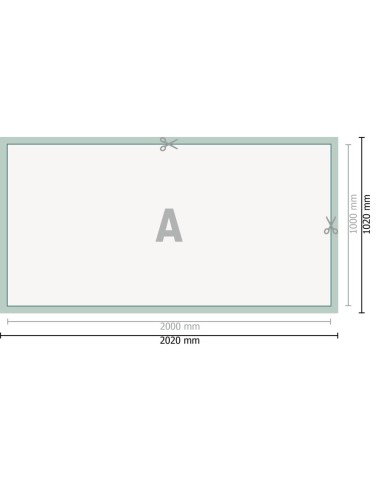 Lonas de PVC, 200 x 100 cm