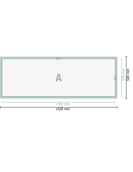 Lonas de PVC, 150 x 50 cm