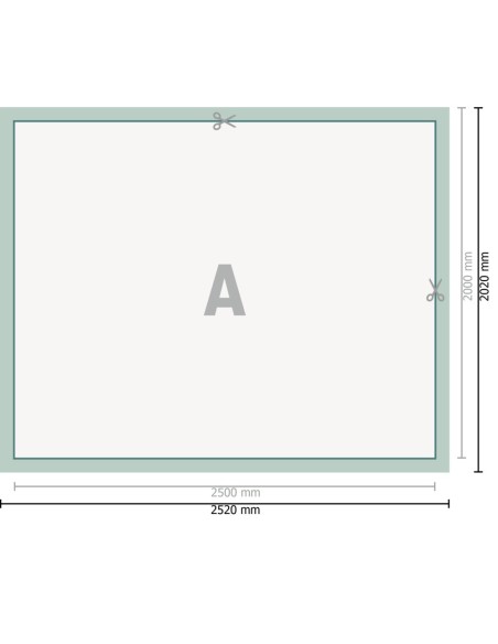 Lonas de PVC, 250 x 200 cm