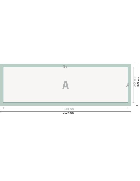 Lonas de PVC, 350 x 100 cm