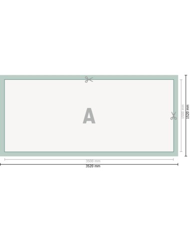 Lonas de PVC, 350 x 150 cm