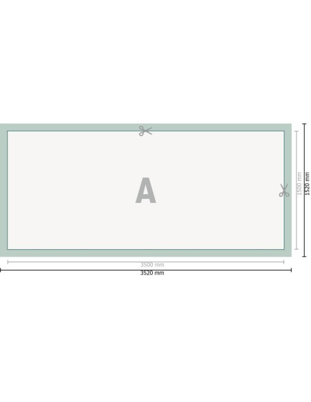 Lonas de PVC, 350 x 150 cm