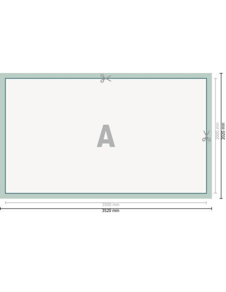Lonas de PVC, 350 x 200 cm