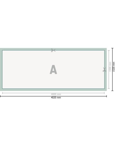 Lonas de PVC, 400 x 150 cm