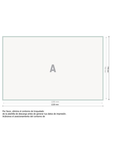Lonas de PVC, 120 x 75 cm