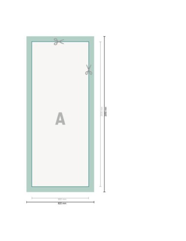 L-Banner, 80 x 200 cm