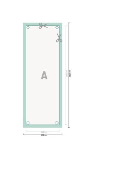 X-Banner exclusivo, 60 x 180 cm