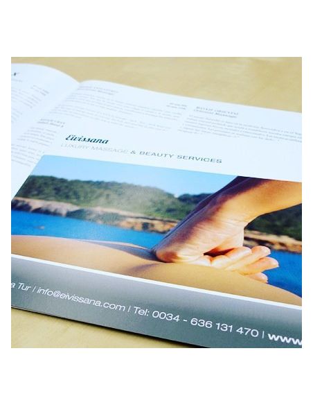 Folleto Plegado con Lacado UV Selectivo, Apaisado A4 | Originarte