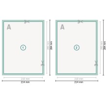 Flyers con lacado parcial UV, 21 x 28 cm 2