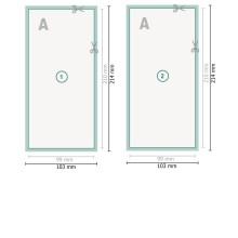 Flyers con lacado parcial UV, 1/3 A4 2