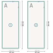 Flyers con lacado parcial UV, A4 medio 2