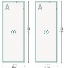 Flyers con lacado parcial UV, A6 medio 2