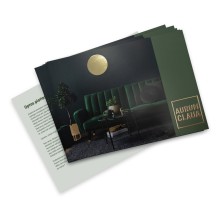 Flyers con estampado en caliente, A4