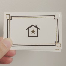 Flyers con estampado en caliente, A7