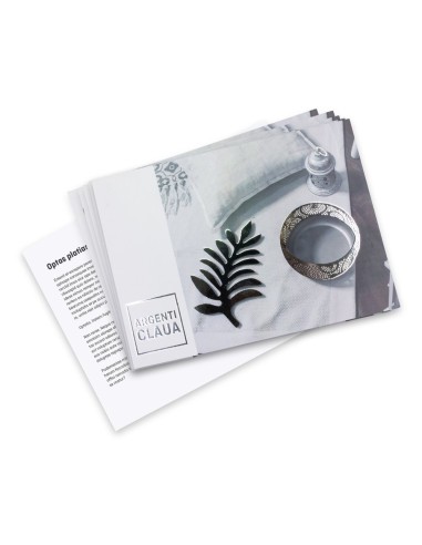Flyers con estampado en caliente, 21 x 28 cm