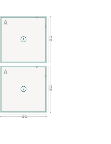 Flyers, A5-cuadrado, impresión a dos caras