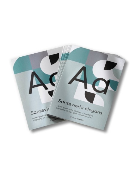 Flyers con colores de efecto, A4, impresión a una cara