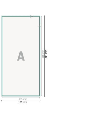 Flyers con colores de efecto, DL, impresión a...