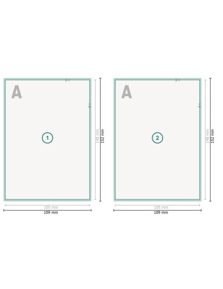 Flyers con colores de efecto, A6, impresión a dos caras