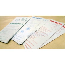 Flyers con colores de efecto, 1/3 A3, impresión a dos caras