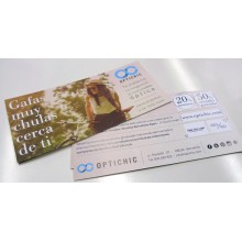 Flyers con colores de efecto, 1/3 A4, impresión a dos caras