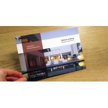 Flyer con lacado UV, A5, impresión a dos caras