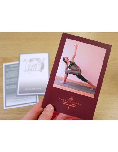 Flyer con lacado UV, A6, impresión a dos caras