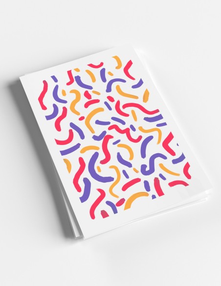 Flyer con lacado UV, A7, impresión a dos caras