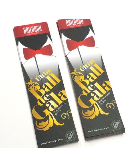 Flyer con lacado UV, 1/3 A3, impresión a dos caras