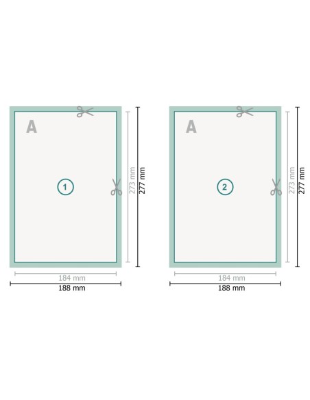 Flyer con lacado UV, Carátula de DVD, impresión a dos caras