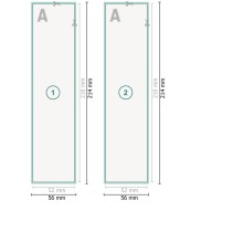 Marca páginas, 5,2 x 21 cm 2