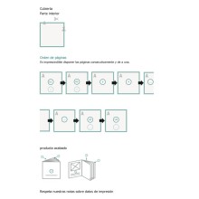 Revistas grapadas, cuadrado, CD 12 x 12 cm 2