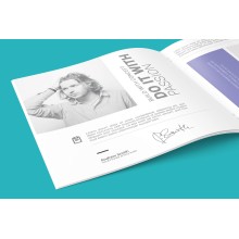 Revistas grapadas, cuadrado, A4-cuadrado