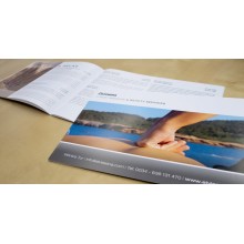 Revistas grapadas formato horizontal, A4