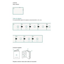 Revistas formato horizontal grapadas en papeles... 2