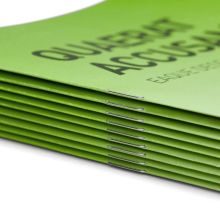 Revista y catálogo ecológico grapado A6 apaisado