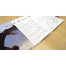 Catálogos encolados, A4 medio, formato horizontal