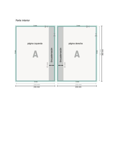 Libros con tapa dura, A4