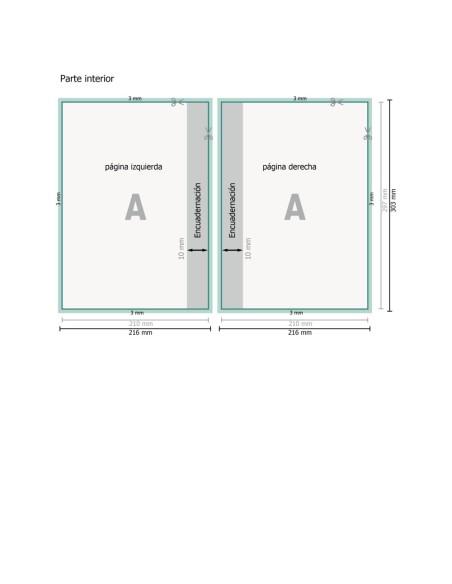Libros con tapa dura, A4