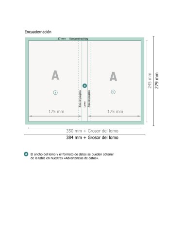 Libros con tapa dura, 17 x 24 cm