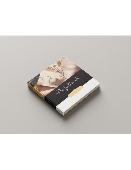 Libros con tapa dura, A4-cuadrado