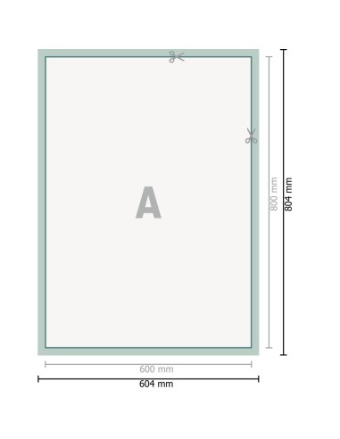 Carteles, 60 x 80 cm, impresión a una cara