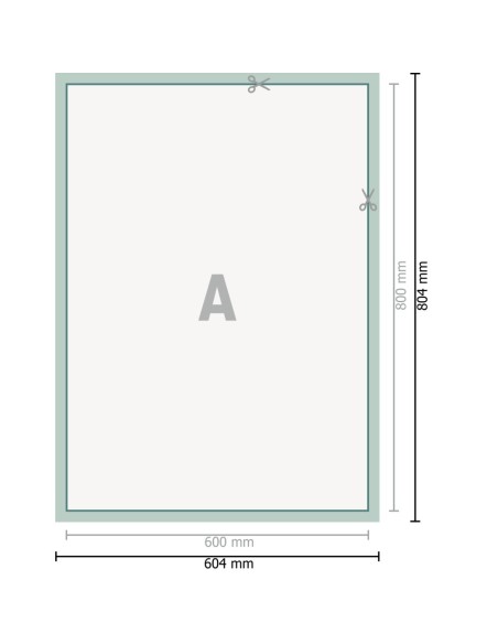 Carteles, 60 x 80 cm, impresión a una cara