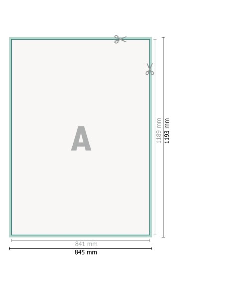 Carteles con lacado UV, A0, impresión a una cara