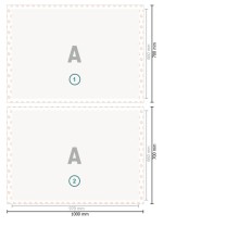 Pliegos de impresión en plano, 100 x 70 cm 2