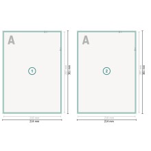 Carteles, A4, impresión a dos caras 2